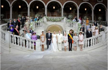 Fürstliche Hochzeit in Monaco